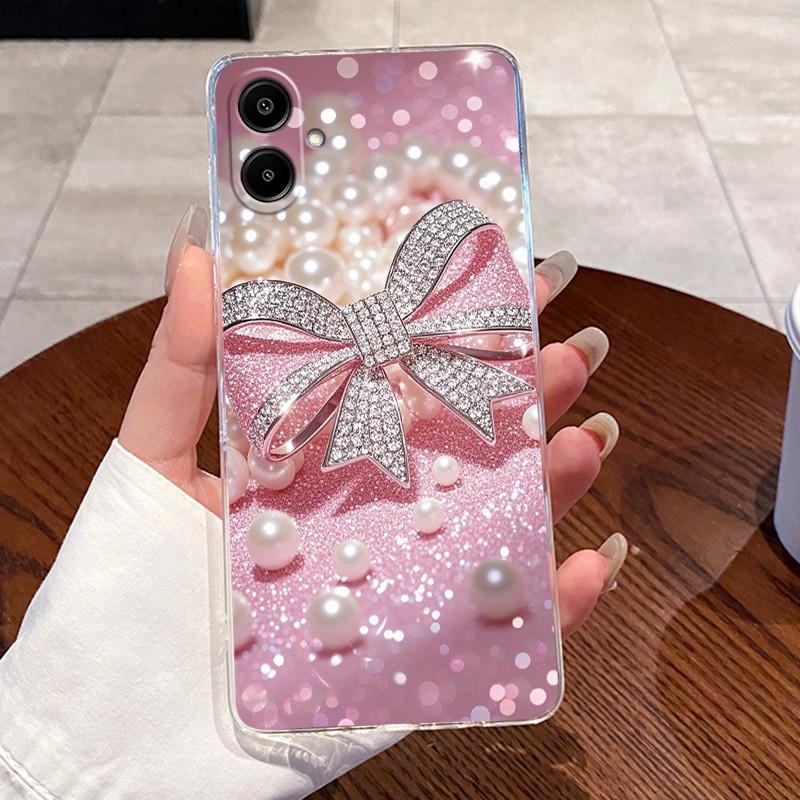 For Samsung Galaxy A07 4G 2025 Silicone Aesthetic Fashion Cute Cat Phone Case Transparent Soft TPU Casing SamsungA07 Back Cover