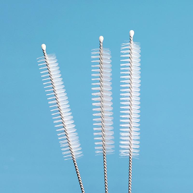 High Quality Nylon Spiral Brushes For Straws Glasses Keyboards Jewelry Cleaning