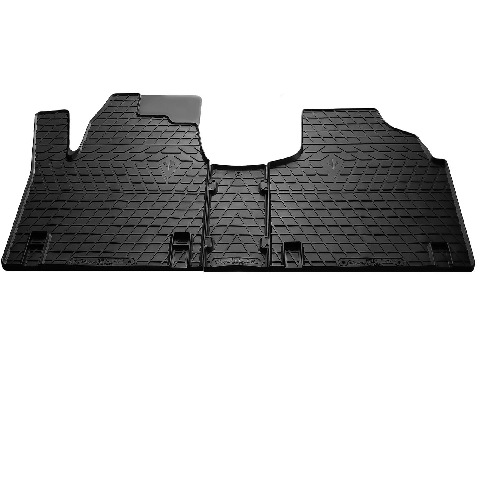 

Rubber mats (3 pcs, Stingray) Premium - no rubber smell for Peugeot Expert 1995-2007