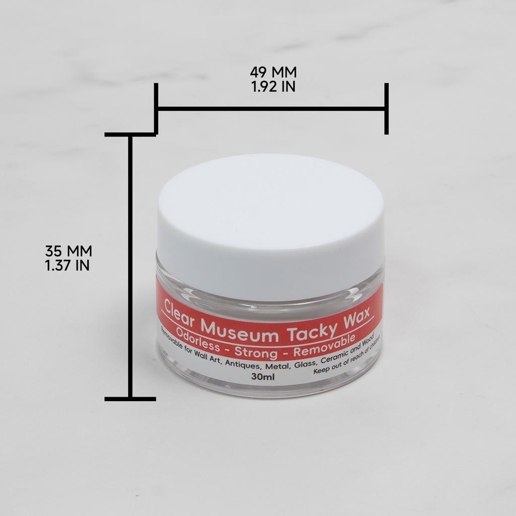30ML Tacky Wax Museum Adhesive Sticky Putty, Removable and Waterproof Adhesive for Festival Decoration and Glass Anchoring