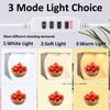 30x30cm Foldable Photography Kit, Easy-to-Use Photo Box with 3-Color LED Light, Warm/White/Cool Light, Adjustable Brightness, and 6 Color Backdrops