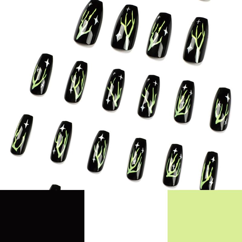 

Wear A Green Flash Spice Wear A Cool Black Soles Nail Art Removable Nail Art