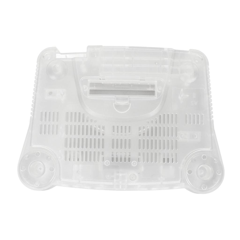 Retro Video Game Console Case Translucent White Game Console Protective Shell for N64 Retro Video Game Console