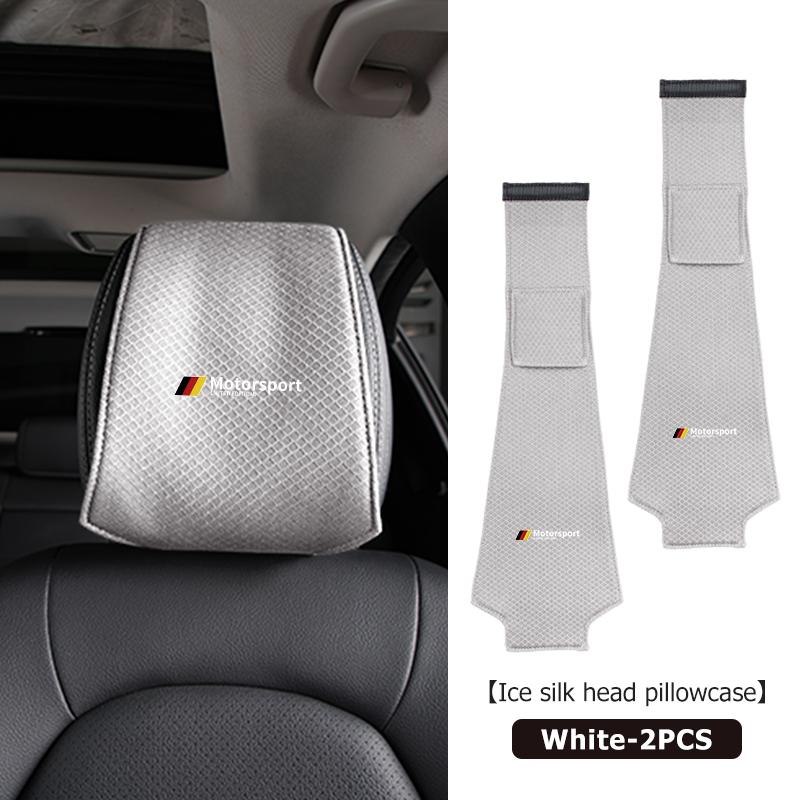 Car Seat Headrest Cover Cushion Neck Pillow Protector Pad For BMW E30 E34 E36 E39 E46 E52 E53 E60 E61 E62 E70 E71 E83