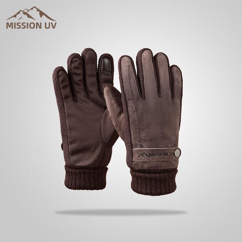 MISSION Men's Windproof Thermal Touchscreen Gloves