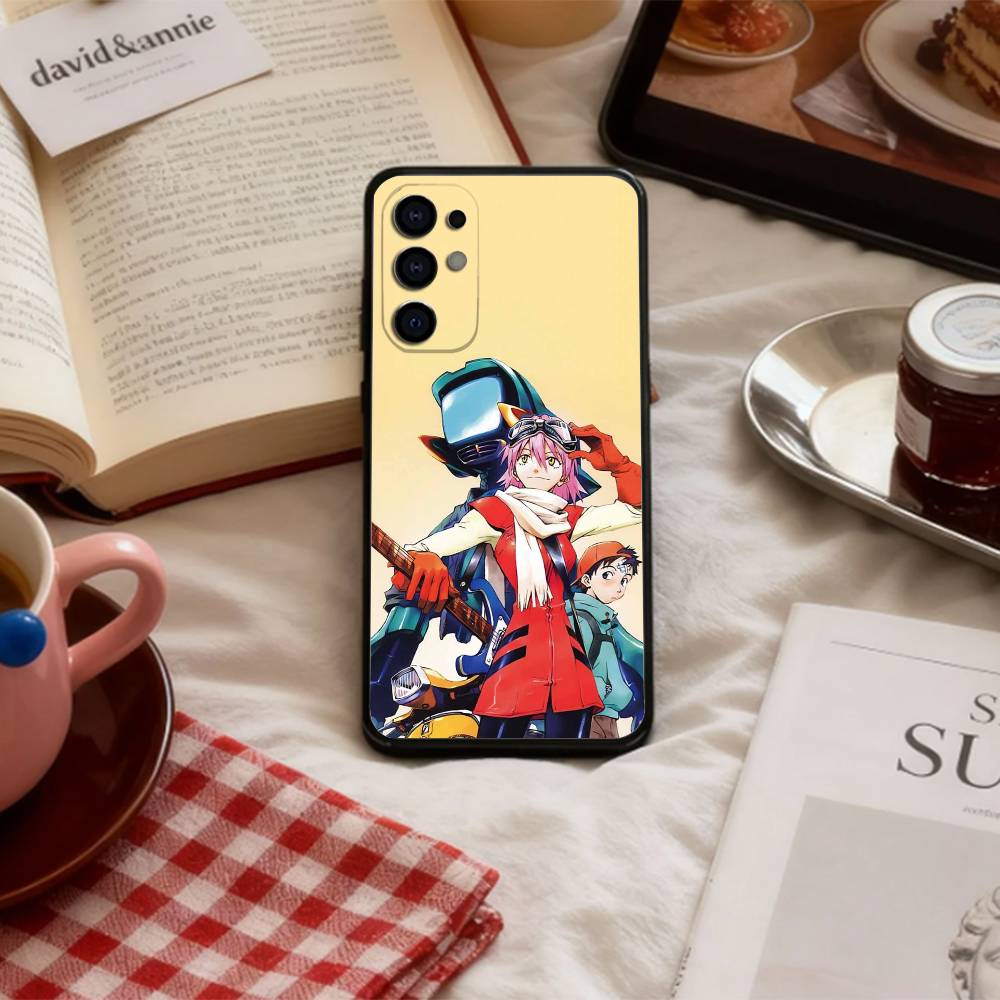 P-Psychedelic F-FLCL   Phone Case For Samsung S 25,24,23,22,30,21,10,9,Ultra,Plus,Lite,FE,4,5 G Soft Black Case