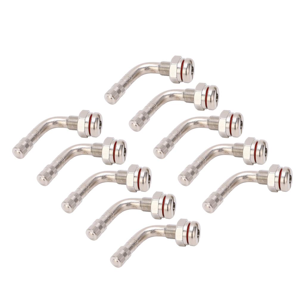 10pcs Truck Tyre Valve Stem TR543E Bent 75 Degrees 65mm Clamp In Valve Extension Adapter for Bus Truck Hole 9.7mm