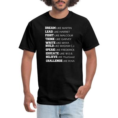 Spreadshirt Black Power Black History Month Men's T-Shirt, S, Black