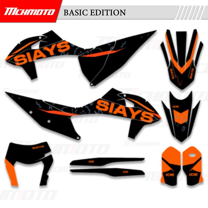 MCHMFG For KTM 19-22 SX SXF 20-23 EXC XCW 150 250 500 Decals Stickers Graphics Decals Stickers Motorcycle Background