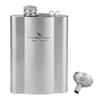 Titanium Hip with Stylish and Portable Whiskey Perfect for Solo and Outdoor Includes Storage Bag Flask, 180ml/240ml, Funnel,