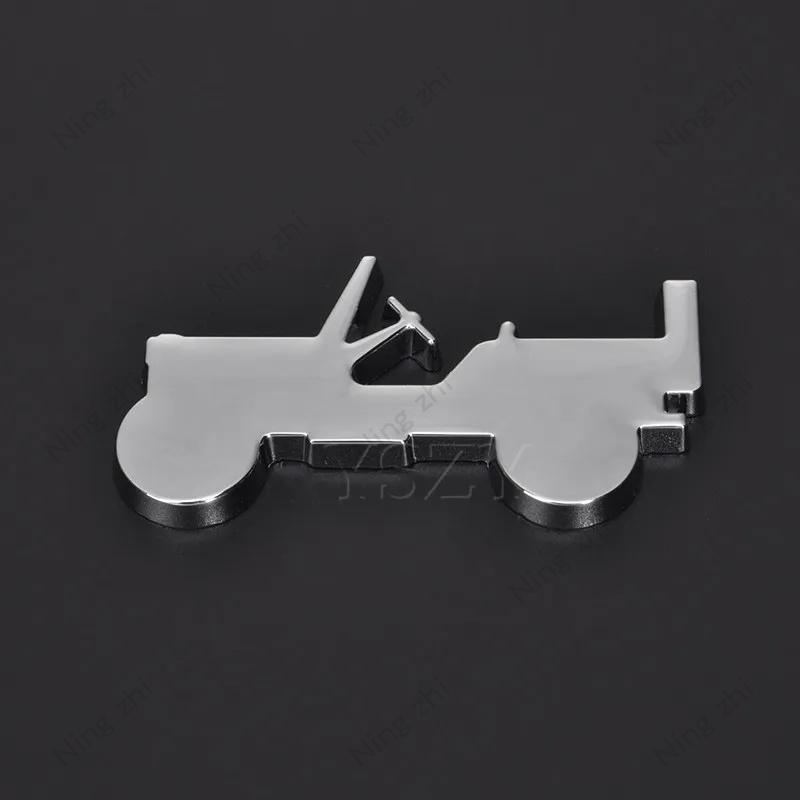 

Fashion Car Stickers Emblem Badge Metal Decal Auto Styling Accessories срібний