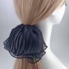 1/2Pcs New Retro Folded Chiffon Oversize Scrunchies Women Sweet Temperament Fashion Exaggerated Hair Band Hair Accessorie