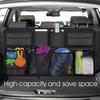 New Car Trunk Organizer Adjustable Backseat Storage Bag Net High Capacity Multi-use Oxford Automobile Seat Back Organizers