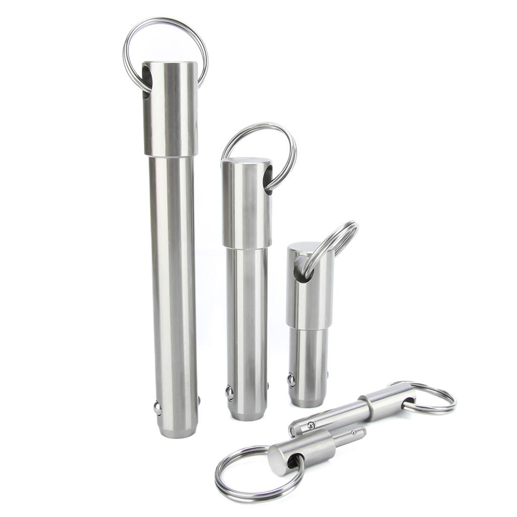 Gute Qualität Großer Lagerbestand Sicherheitsfederstecker Ganz Edelstahl Zugring Schnellverschluss Kugelbolzen
