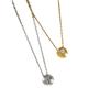 Medieval Brushed Suspension Diamond Necklace Female Niche Design Micro-Inlaid Flash Diamond Light Luxury High-End Clavicle Chain