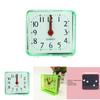 Candy-colored Bedroom Alarm Clock Portable Analog Dial Square Ornament