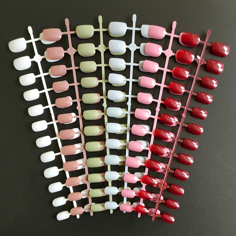 

Short Unpainted Fake Nail Strip Wear Manicure
