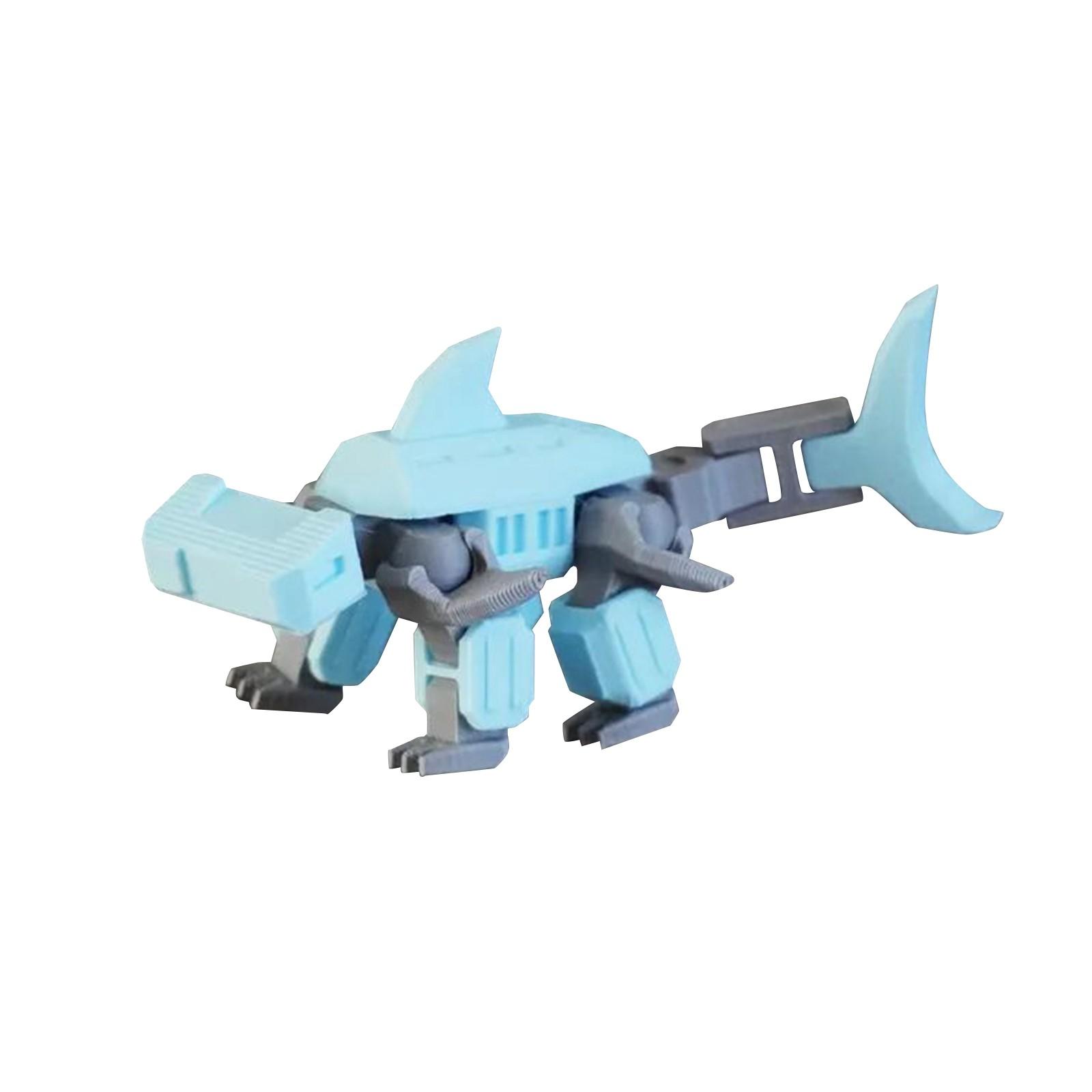 

3D-печатная механическая подвижная технологическая игрушка-животное с чувством, требуется сборка One Size