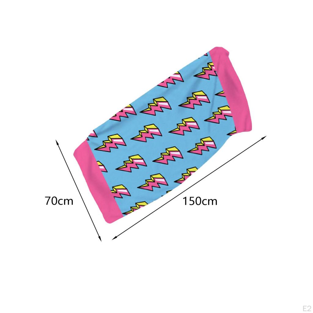 Banyo Havlusu Plaj Spa Vücut Sarma Mikrofiber Hafif Hızlı Kuruyan 150x70cm Yüzme