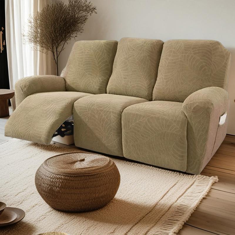 1/2/3 Seater Recliner Sofa Cover Lounge Chair Cover For Living Room Elastic Loveseat Couch Cover Stretch Armchair Slipcovers