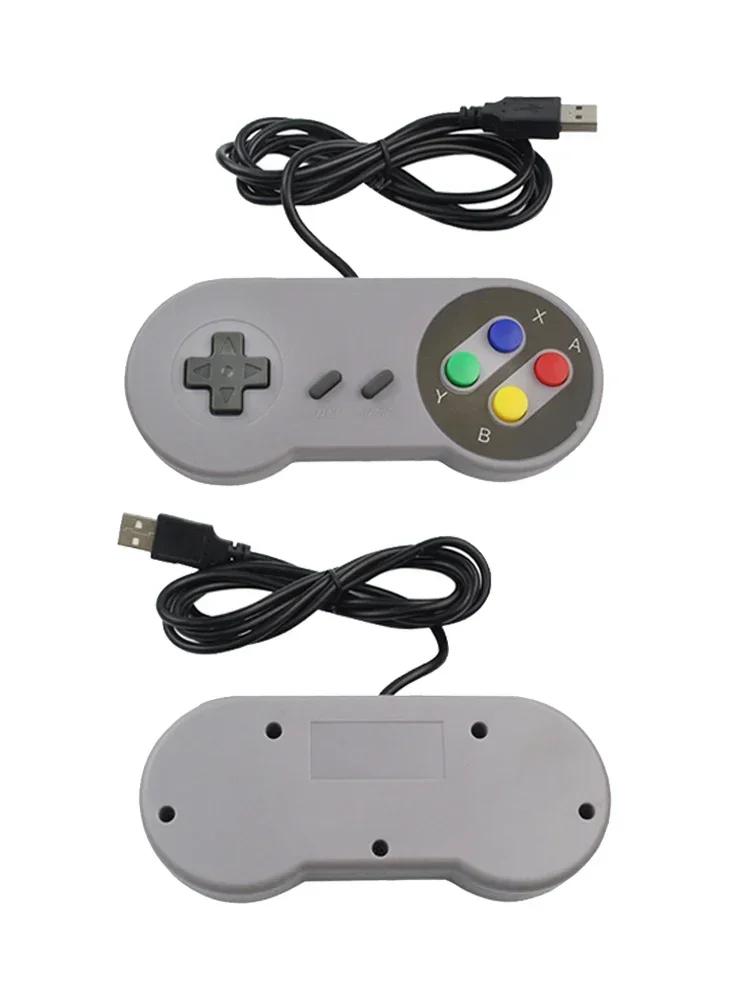 Kabelgebundener USB-Spielecontroller PC-Gamepad Retro-Gaming-Joysticks Joypad für NESPi RetroPie SNES-Spiele Raspberry Pi