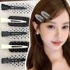 1/ 4pcs Korean Sweet Polka Dot Hair Clips Retro Fahion Hairpins for Women Girls Cute Headdress Outfits Hair Styling Accessories