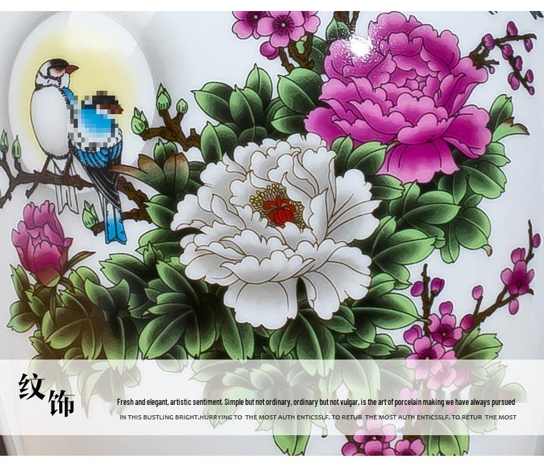 Modern Minimalist Ceramic Vase for Dried Flowers - Porcelain Ornament for Living Room Decor