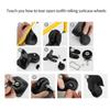 1 Pair Rubber Casters Mute Swivel Caster Wheels with Metal Bearings Axles Screw Trolley Case Wheels Wheels Bearings Repair Kits
