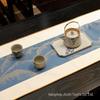 Modern Zen Chinese Tea Table Runner - Long Strip Dining Tablecloth