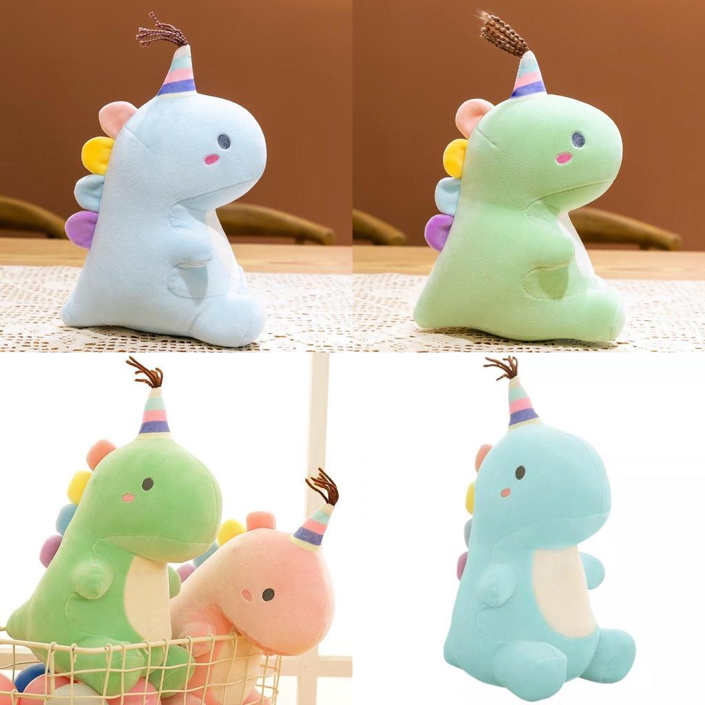 Adorable Cute Dinosaur Plush Toy Soft Pillow Ideal Stuffed Animal For Kids Fun