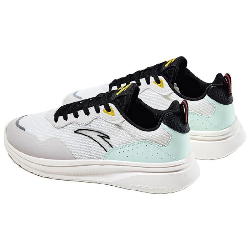 Anta Cushioning Wear-Resistant Low-Top Chunky Sneakers Men's White Gray Green Sneakers 112428812-1