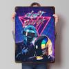 Daft Punk Retro Art Tinplate Posters Customizable Wall Art Retro Vintage Metal Signs for Home Room Bathroom Decor Custom Plate