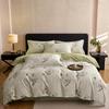 New Cotton Ceramic-Brushed Digital Print 4-Piece Eco Bedding Set for Autumn & Winter