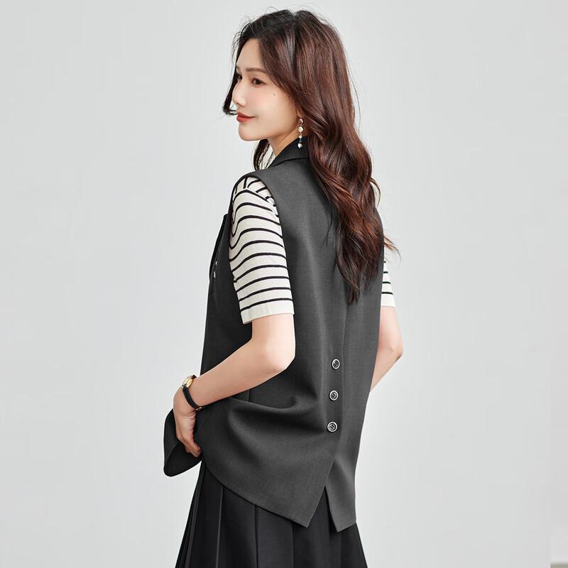 TERRE BLEUE Women's Stylish Suit Vest