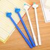 Back To School Season 1Pc 0.5mm Direct Selling Creative Stationery Silicone Whale Gel Pen Cute Cartoon Water-based Pen Office Signature Pen