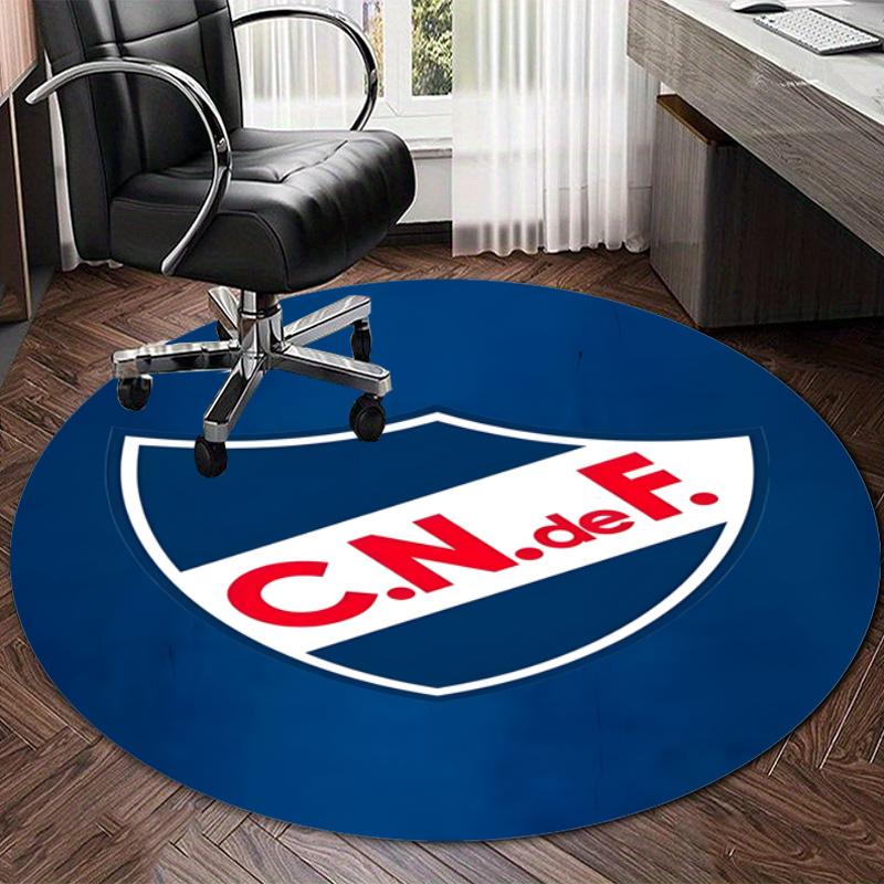 Personalized Club Nacional de Football Round Chair Office Rug - Perfect for Mat, Office Chair & More - Ideal Gift for Birthdays and Holidays