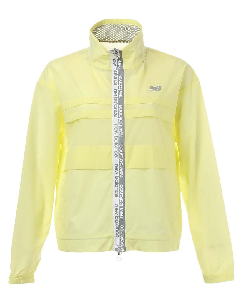 Golf Water Repellent Stand Zip Blouson 0 [New Balance] Women's (Logo Tape/Windproof) / 012-5120501 060_Yellow [S]
