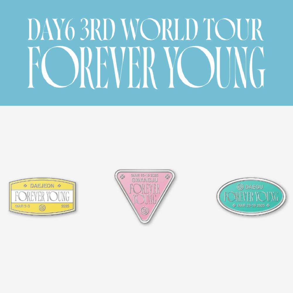 

Предварительный заказ DAY6 3rd World Tour FOREVER YOUNG Badge City ver. DAEGU ver.