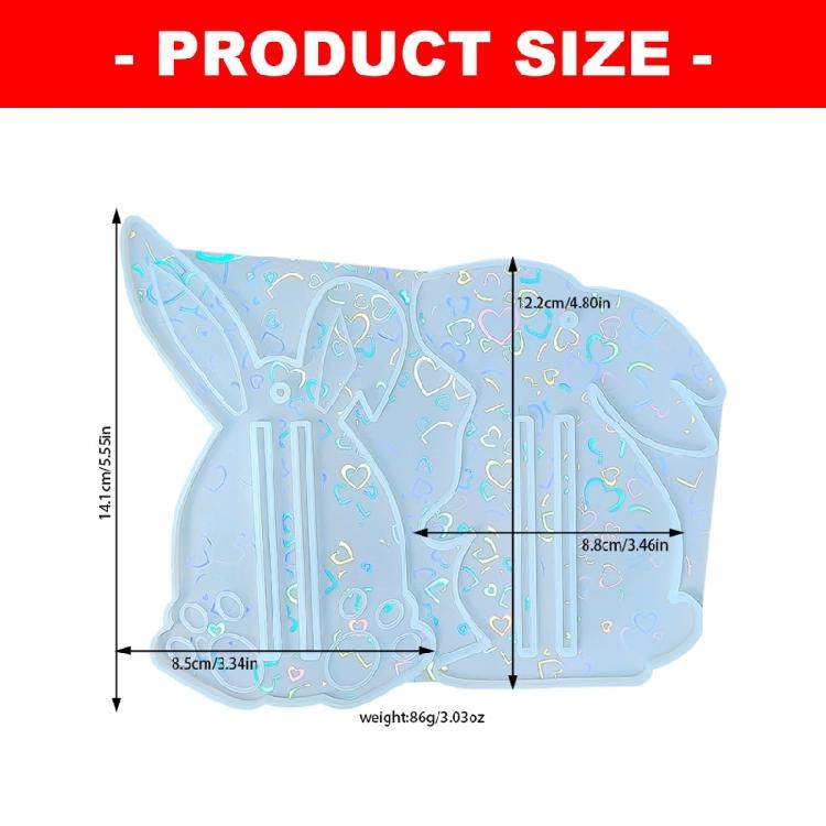 Money Clip Mould Detailed Rabbit Shape Silicone Jewelry Mold Suitable For Beginners And Professional Crafters