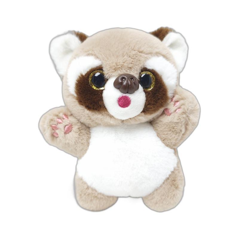 Cute Little Raccoon Pendant Plush Toy Panda Keychain Grab Machine Doll Doll Backpack Pendant
