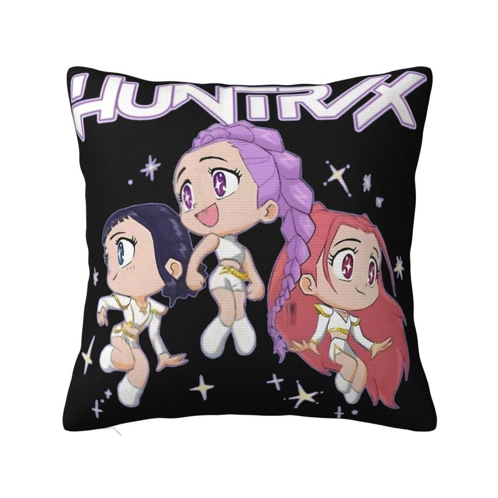 Kpop Demon Hunters Huntrix Pillow Covers Printed Cushion Cover Decorations 2025 Movie Derpy Tiger Throw Pillow Case Cover Home