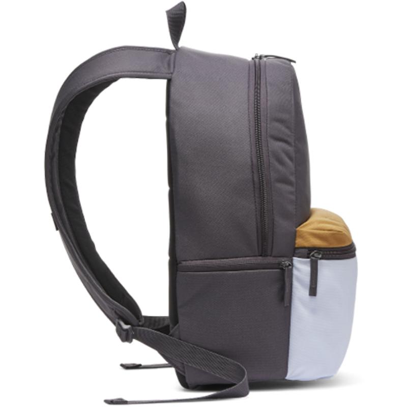 Nike Heritage Polyester Backpack Regular Unisex Lightning Gray & Light Purple Lightweight Casual BA4990-082