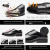 Mens Genuine Leather Oxford Shoes Soft Sole Durable Business Formal Shoes British Groom Wedding Shoes