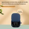Solid Color Silicone Bluetooth Earphone Cover For Anker Soundcore Liberty Buds, Shockproof Protective Cover With Keychain