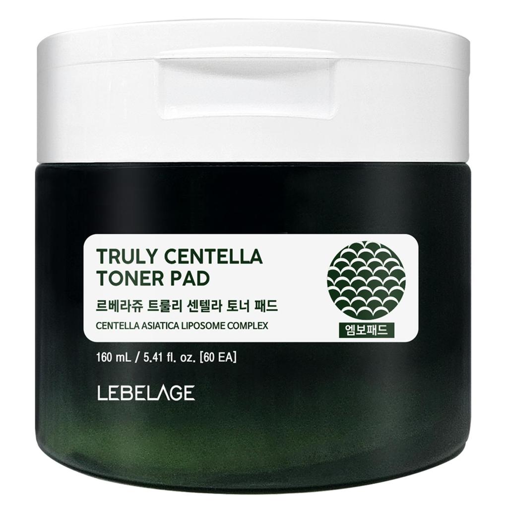 LEBELAGE Truly Centella Toner Pad Soothing Skin Smoothness 160ml / 60ea