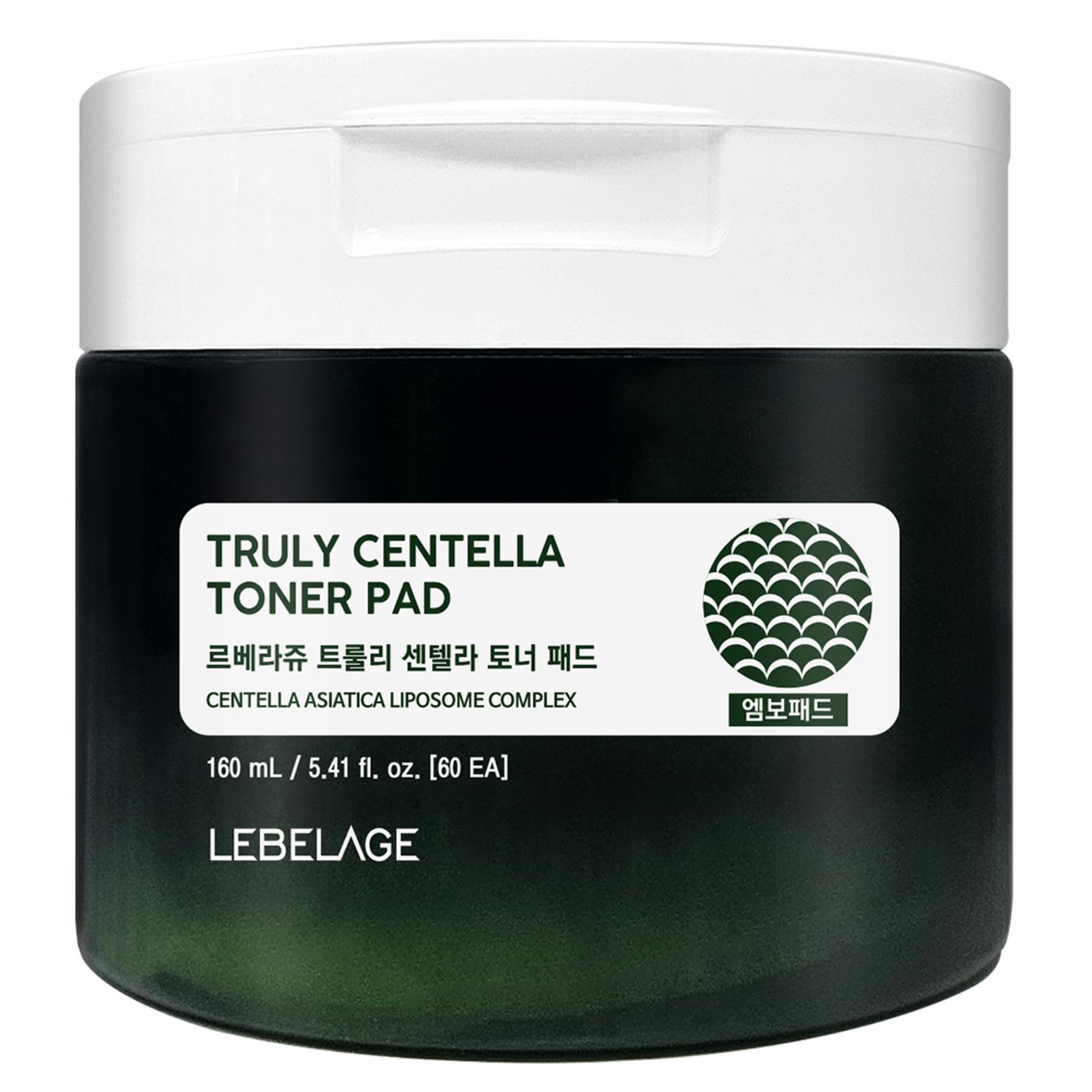 LEBELAGE Truly Centella Toner Pad Soothing Skin Smoothness 160ml / 60ea