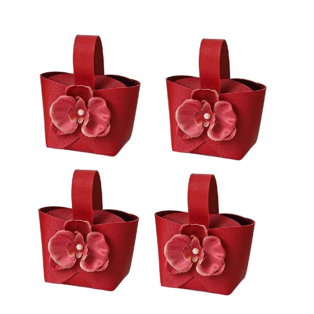 

2/4pcs Anti-splash Water Butterfly Orchid Pouch Sweet Wedding Candies Bag Guest Style 1