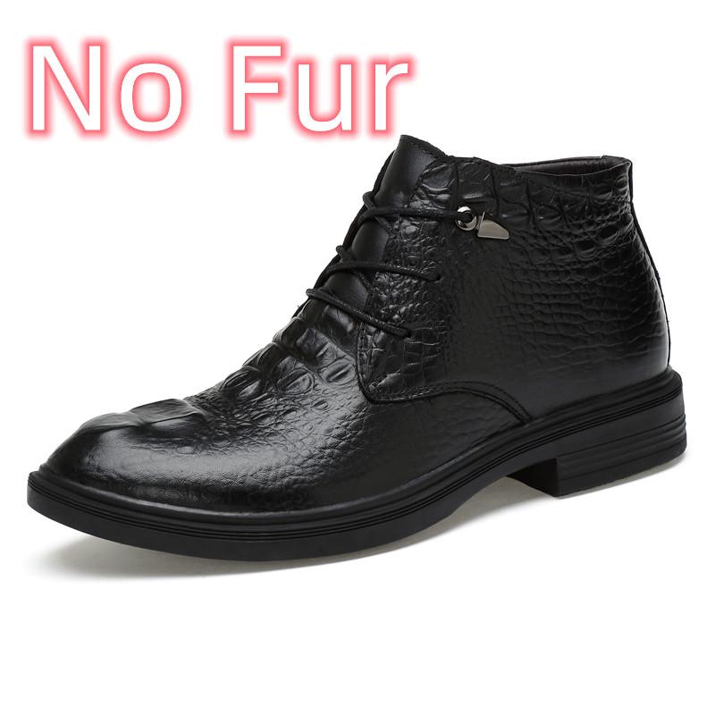 Fashion New Boots Men High Quality Sale Winter Boots Genuine Leather Male All-match Low Top Shoe 2024 Stylish Lace-Up  Boots