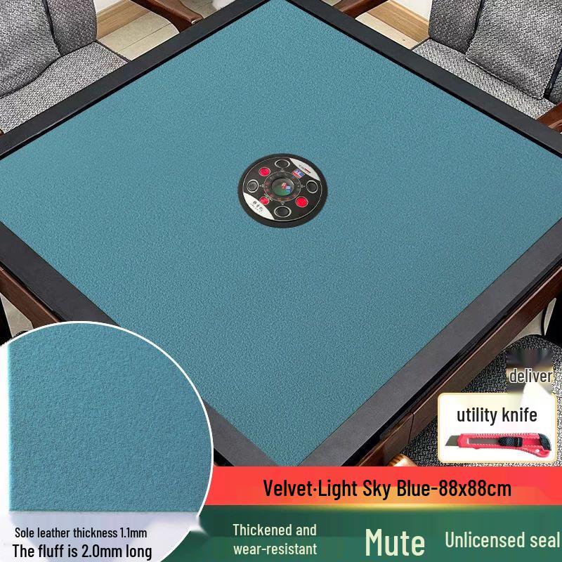 

Premium Noise-Reducing Velvet Mahjong Tablecloth
