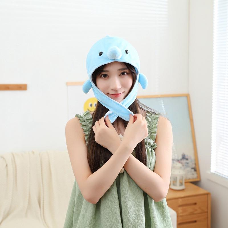 

Хэллоуин странный юрист Ю Инъюй, короткая шапка-капюшон дельфина, фотореквизит, мультяшный капюшон 33*21CM0.06kg